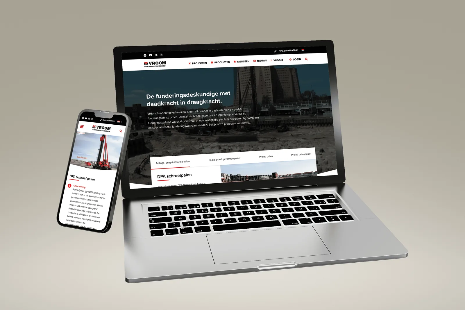 Vroom Website Design