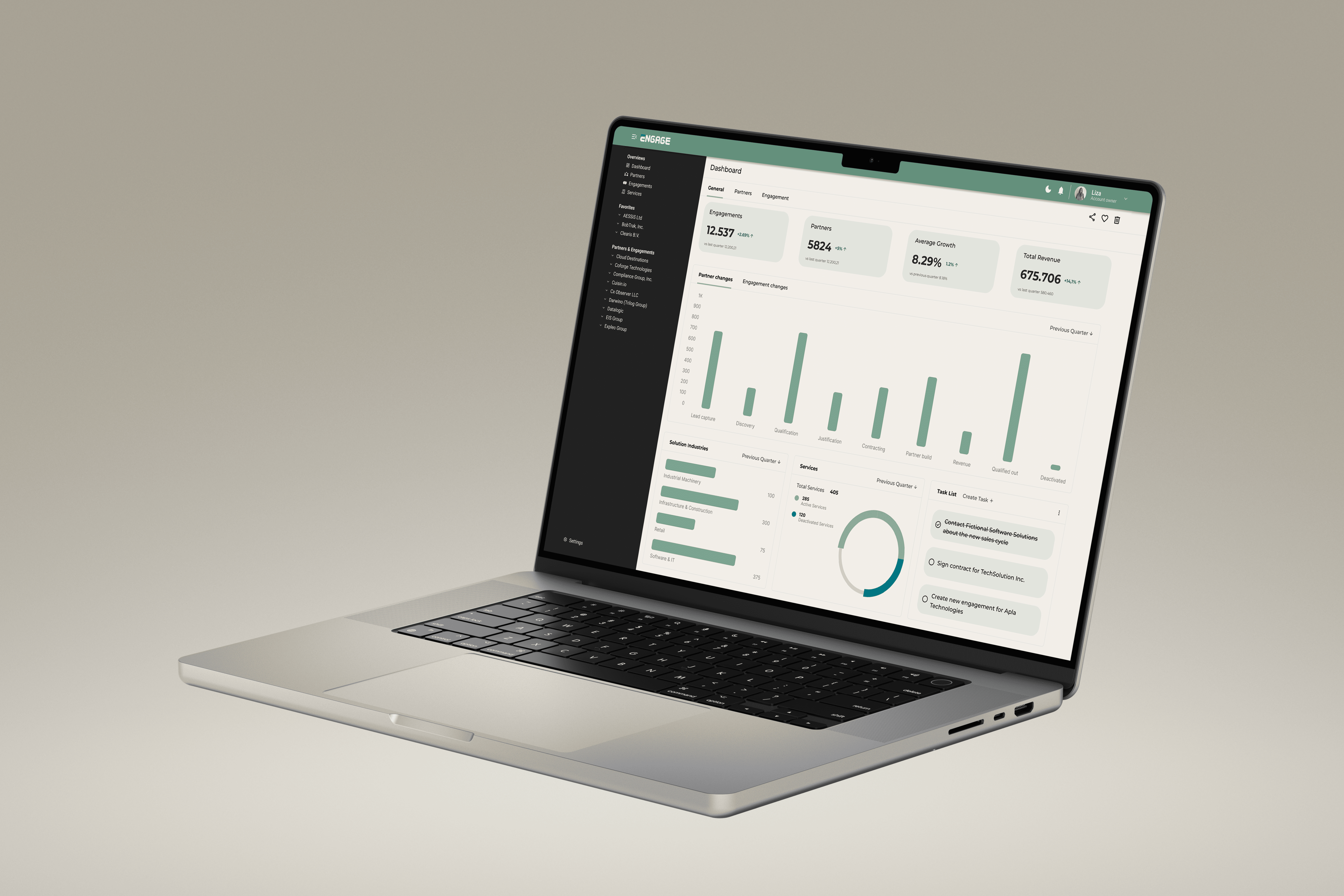 Engage Interface Design