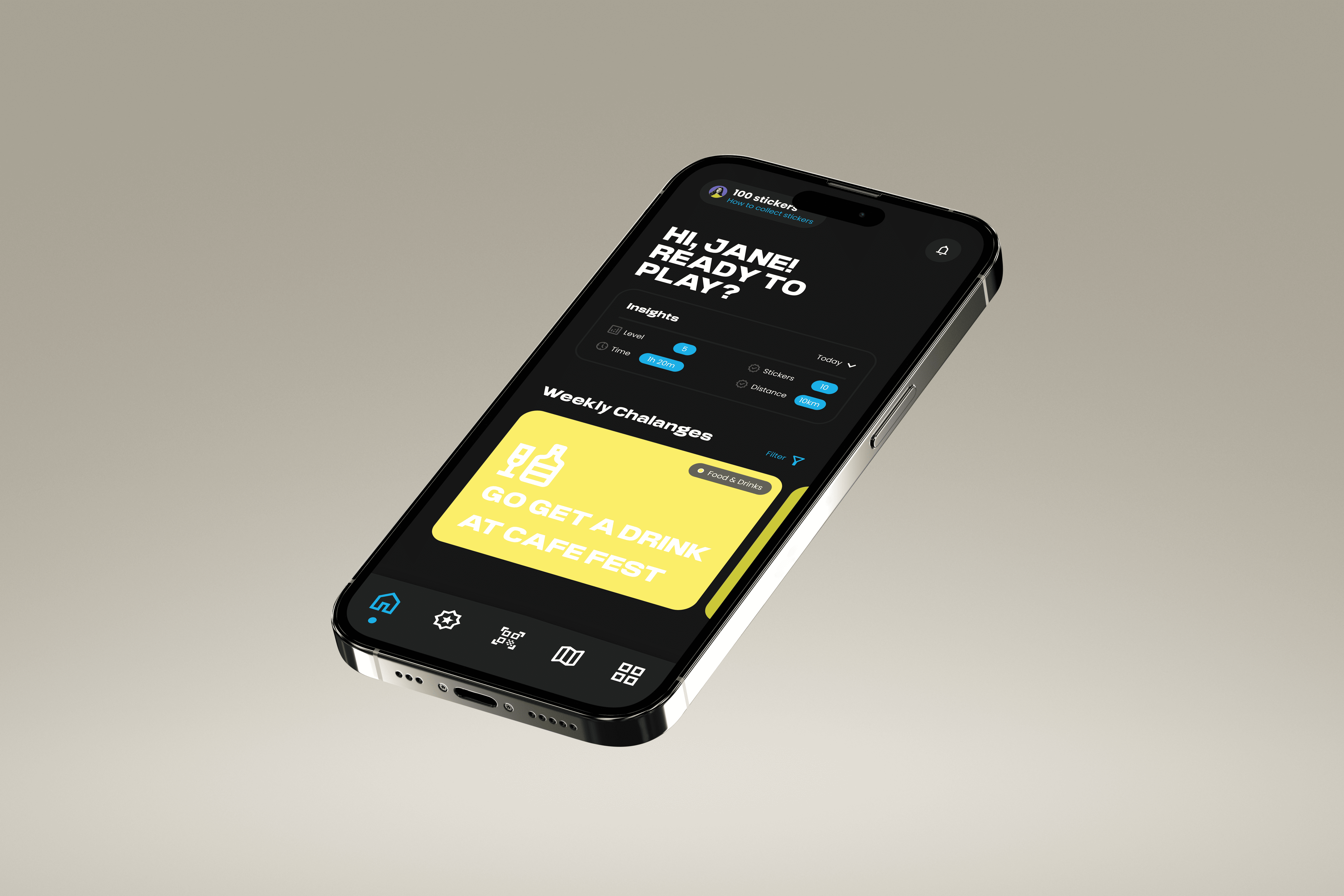 Stickr App Design